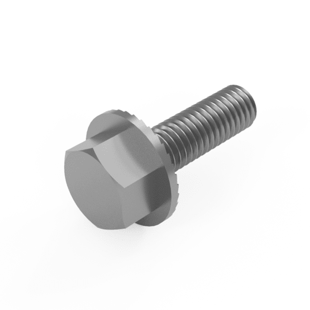 Serrated Hex Flange Screws